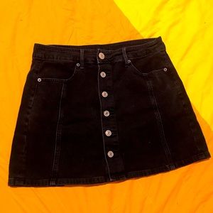 Black American Eagle jean skirt